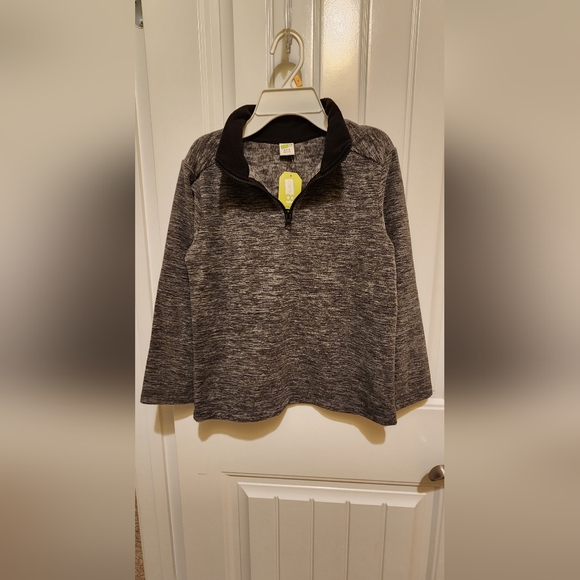 New with Tags Crazy 8 Boys Fleece Quarter-Zip Pullover - Picture 2 of 5